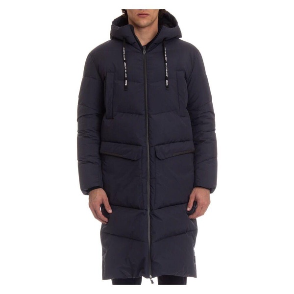 Quilted Long Coat with Goretex