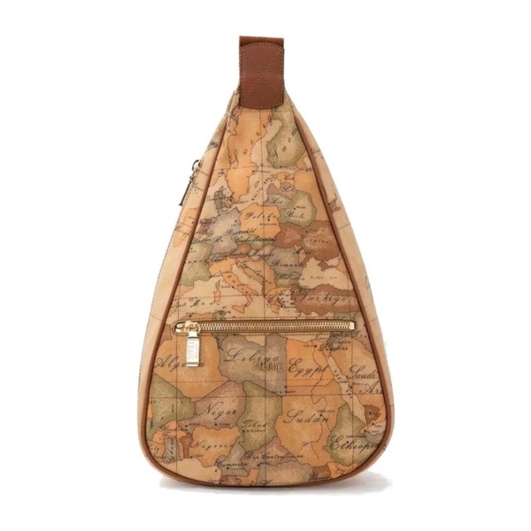 Classic Geo Print Unisex Shoulder Bag