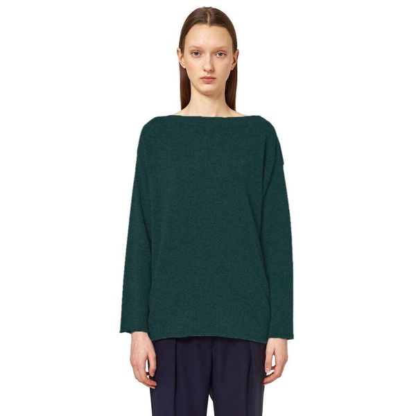 Silk Pullover with Boat Neck