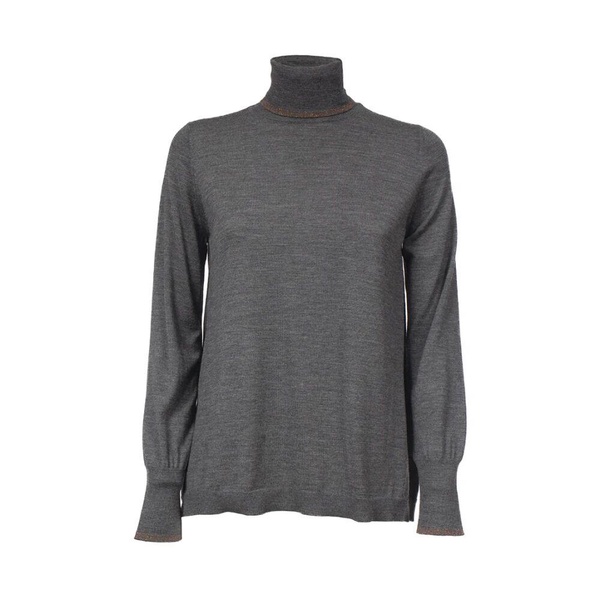 High Neck Wool Turtleneck