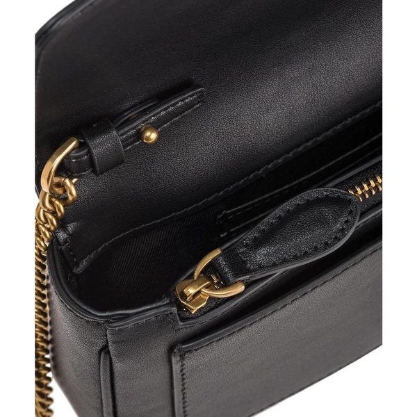 Black Leather Crossbody Bag