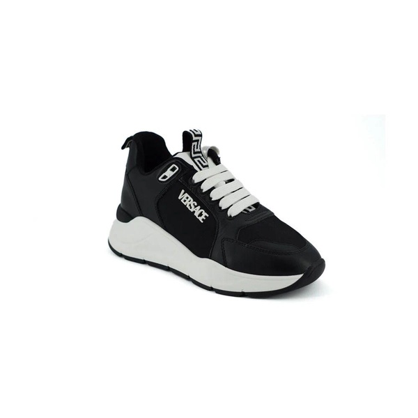 Black & White Leather Sneakers