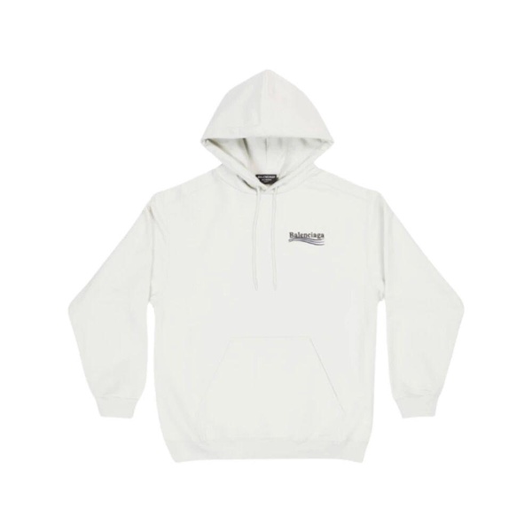 Black and Blue Wave Logo Hooded Sweatshirt