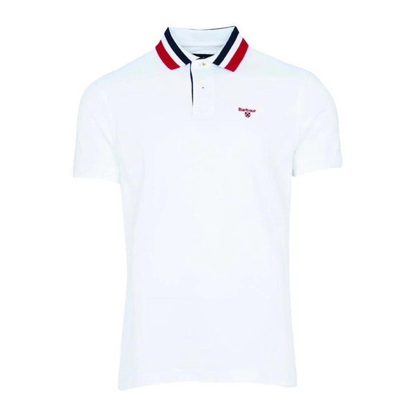 Hawkeswater Tipped Polo with Retro Stripe