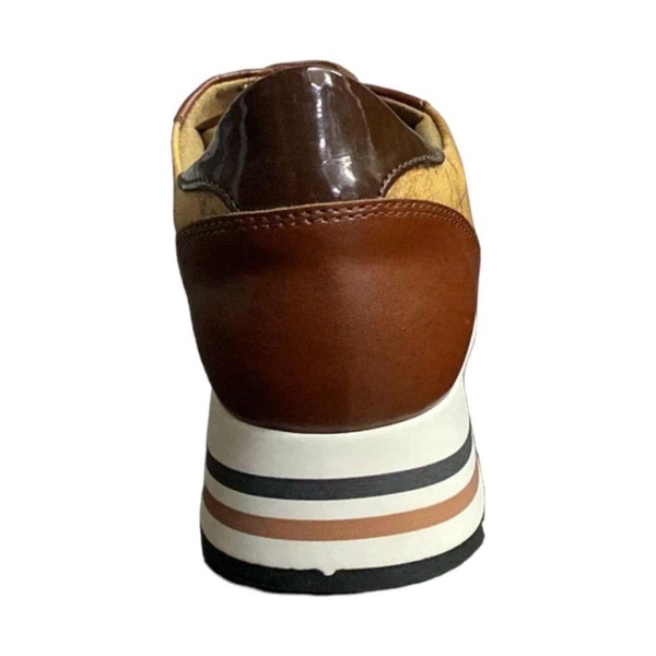 Geo Classic Brown Sneakers