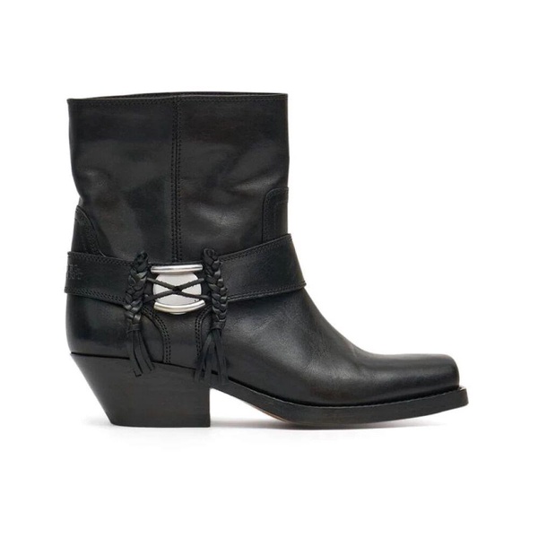 Gaucho Cuban Heel Leather Boots