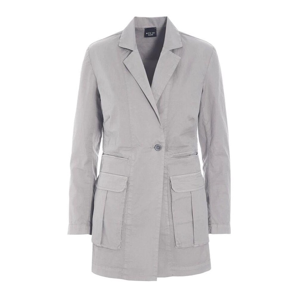 Opal Grey Jacket with Pockets