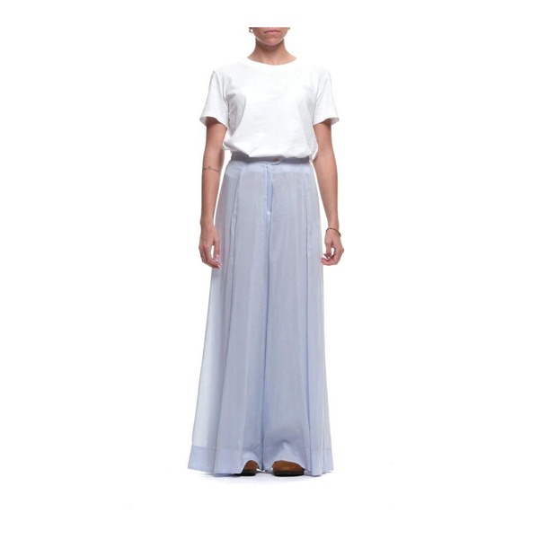 Sky Blue Wide Trousers