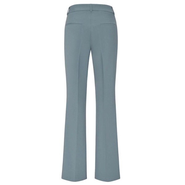 Petrol Blue Flared Trousers