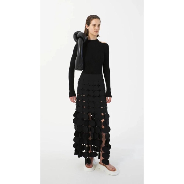Circle Maxi Skirt Double Layer