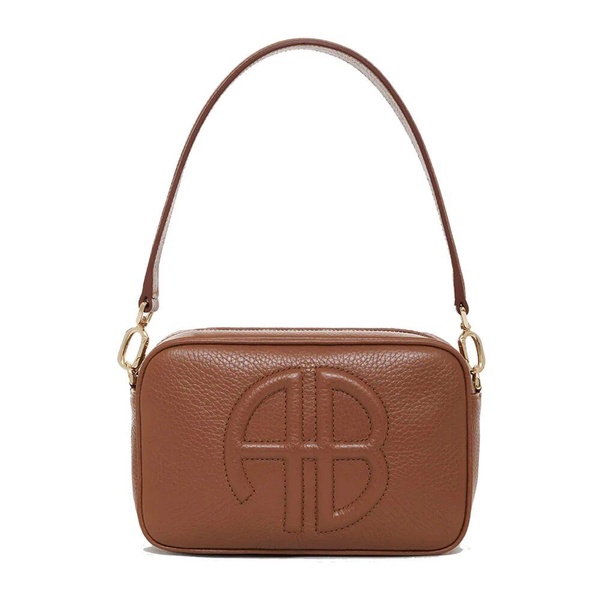 Elegant Cognac Leather Shoulder Bag