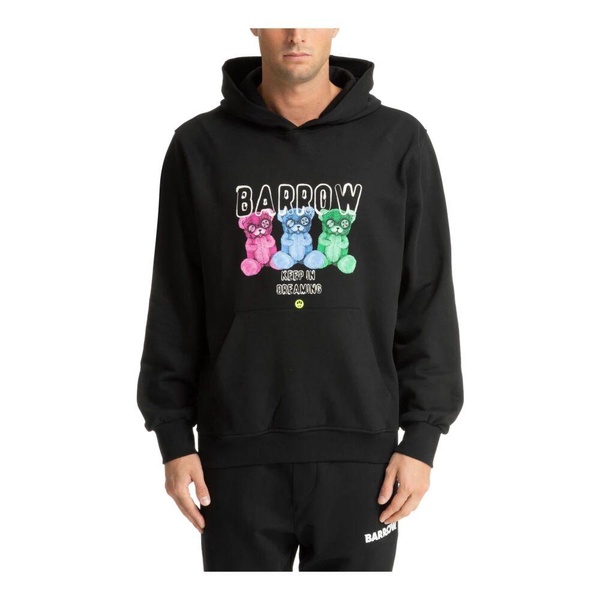 Patterned Teddy Sweatshirt with Logo Pocket