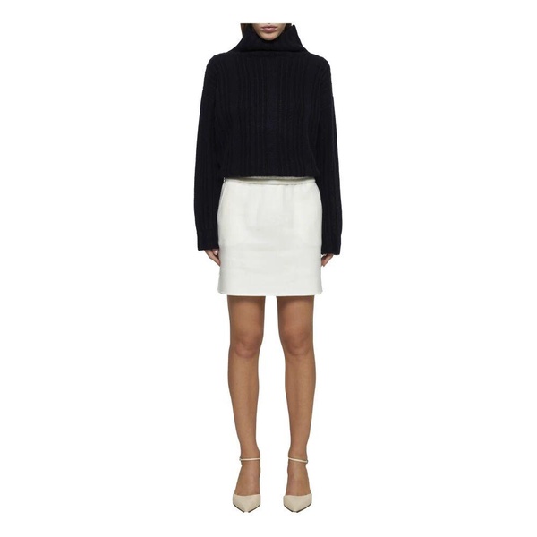 Vitalba Oversized Mock Neck Sweater