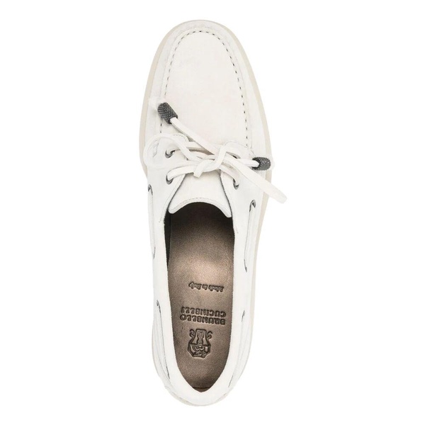 Suede Penny Loafers with Shiny Aglets