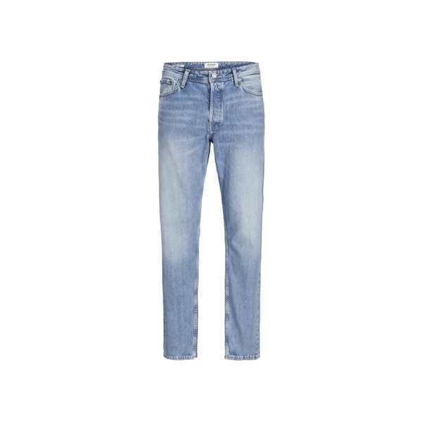 High-waist relaxed fit jeans, zip closure