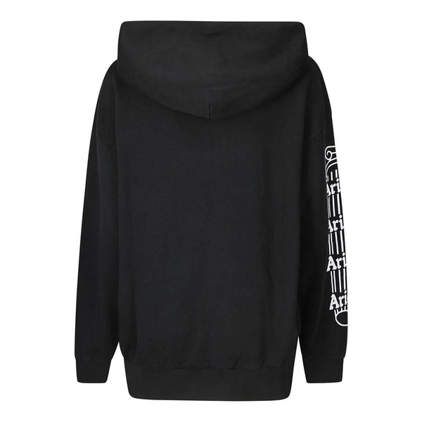 Hooded Cotton Sweatshirt with Front Logo
