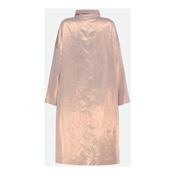 Metallic Pink Waterproof Parka