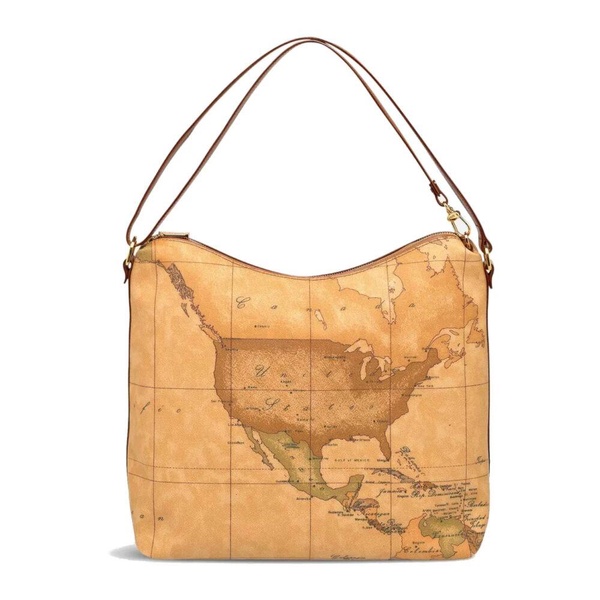 Classic Geo Print Double Carry Bag