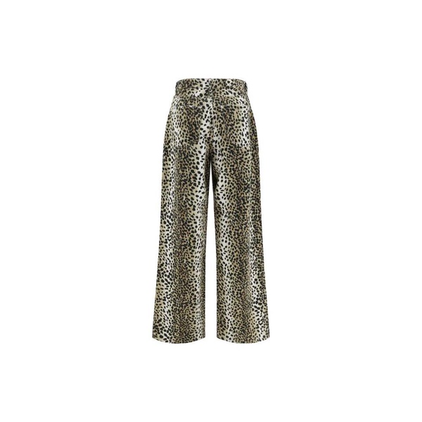Animalier Print WideLeg Trousers