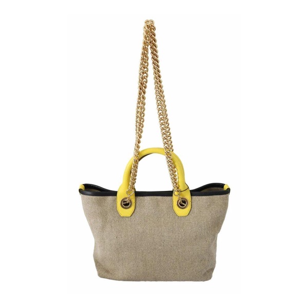Beige Shoulder Sling Tote Bag