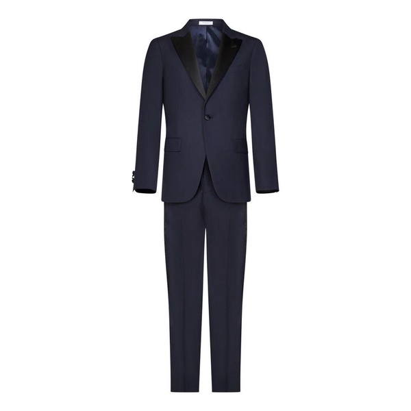 Navy Blue Wool Blazer and Pants