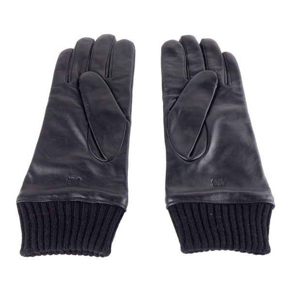 Black Lambskin Leather Gloves