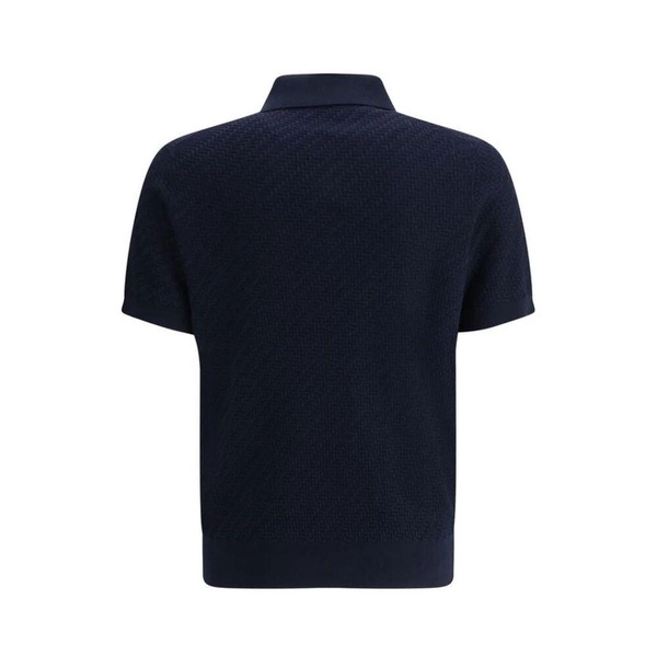 Knitted Polo Shirt Short Sleeve