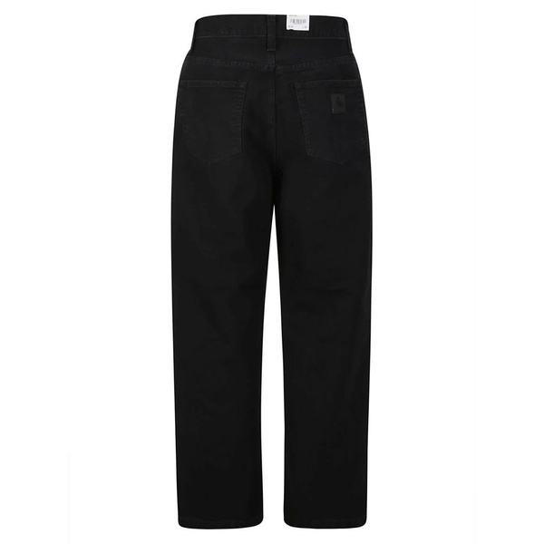 Wide-leg Five-Pocket Jeans with Logo