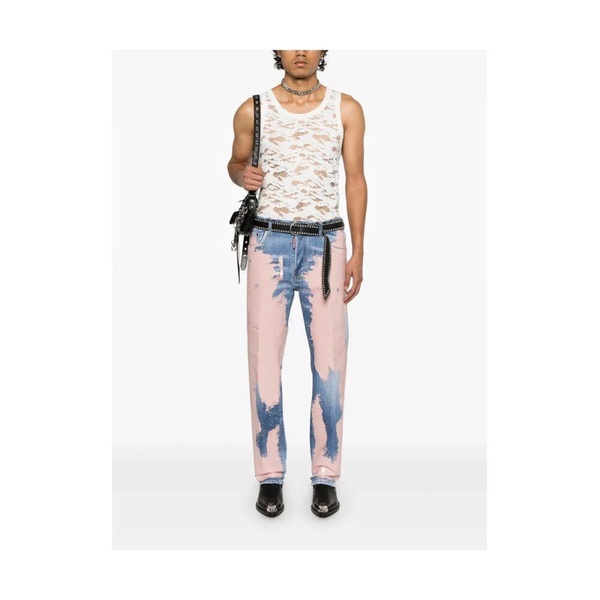 Blue Cerulean Classic Five-Pocket Jeans