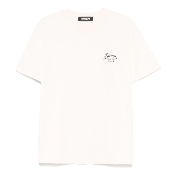 Pink Crew Neck T-shirt with Logo