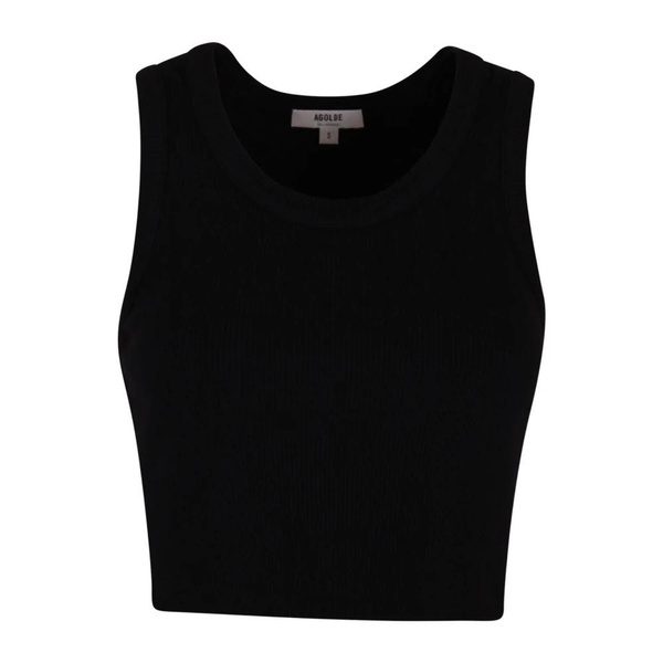 Ribbed Tank Top with Sporty Cut