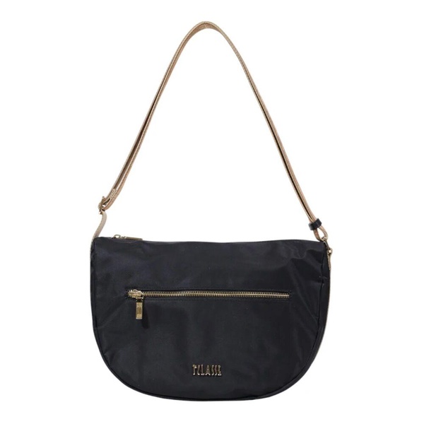 Chic Zip Fastening Bag with Pockets