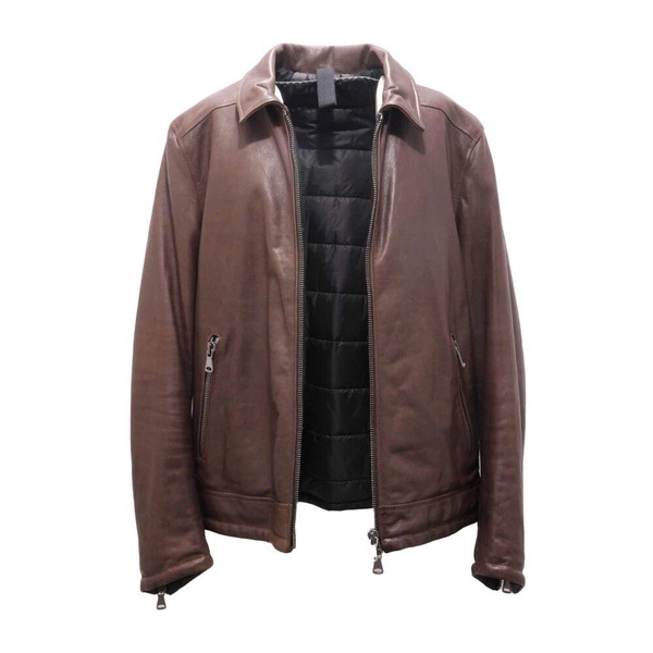 Leather Padded Jacket Denver Padding