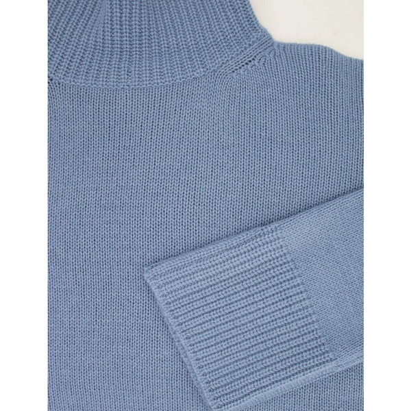 Soft Knitted Jumper with High Collar