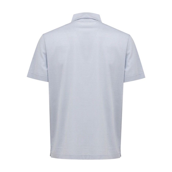Short Sleeve Blue Polo Shirt