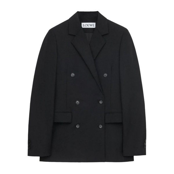 Black Wool Blend Jacket