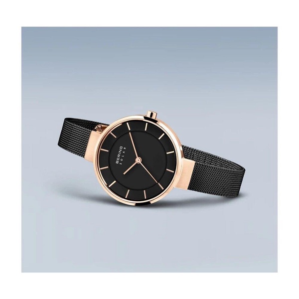 Solar Slim Design Milanaise Watch