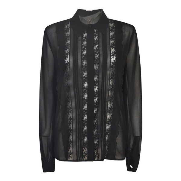 Black Shirt Blouse