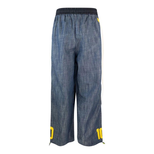 Black Oversized Trousers with Elastic Waist