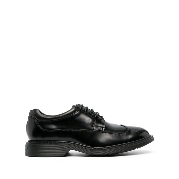 Leather Lace-up Oxford Shoes