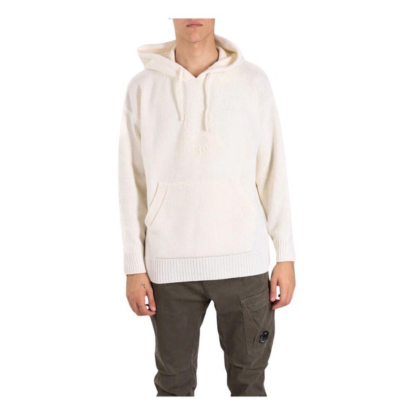 Wool Boxy Hoodie with Kangaroo Pocket