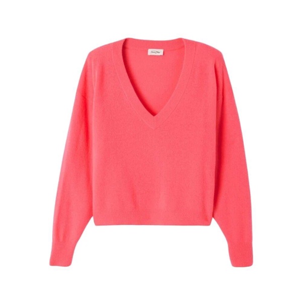Vintage V-Neck Wool Blend Sweater