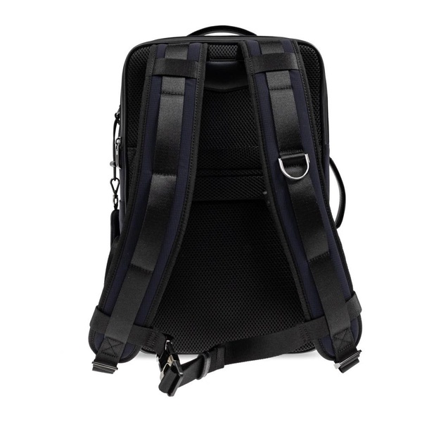 Backpack with logo patch