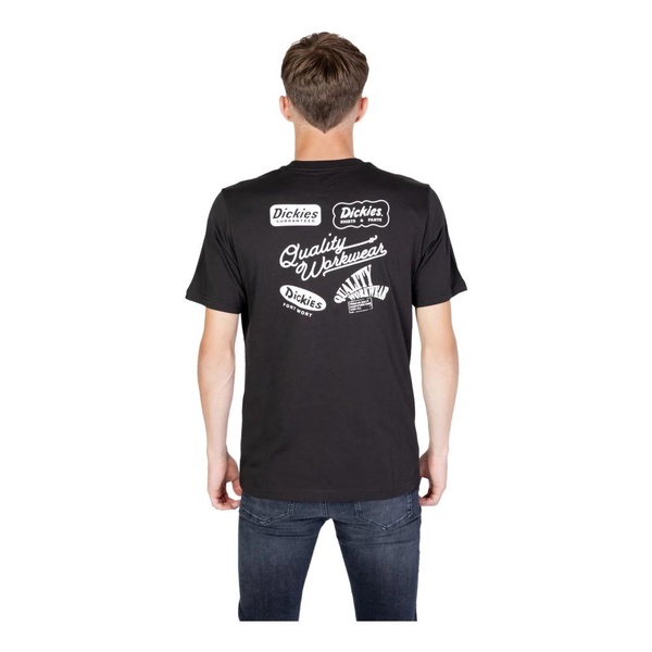 Men's Black Print T-shirt