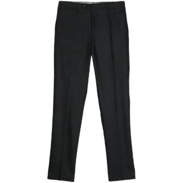 Black Wool Cashmere Blend Pants