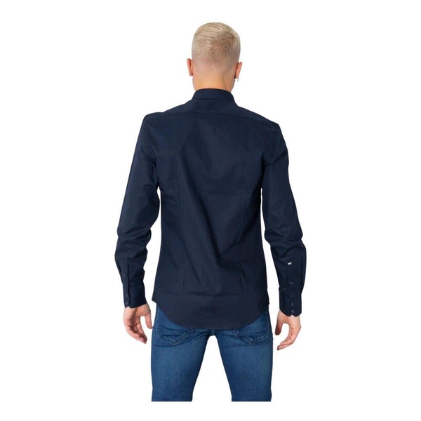 Blue Buttoned Long Sleeve Classic Shirt