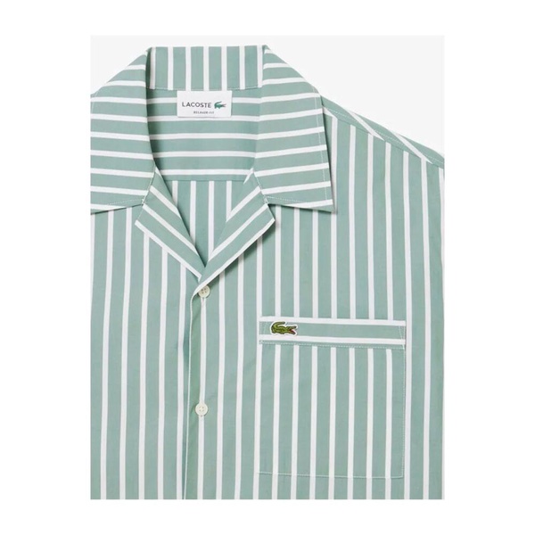 Relaxed Fit Striped Short Sleeve Shirt
