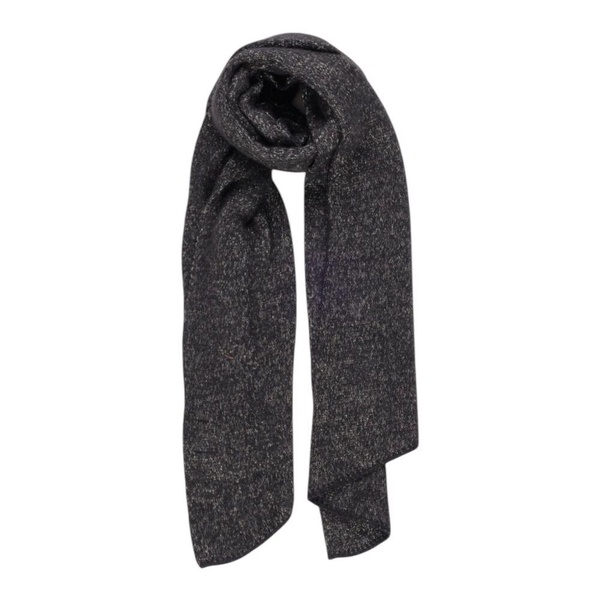 Textured Knit Scarf with Lurex