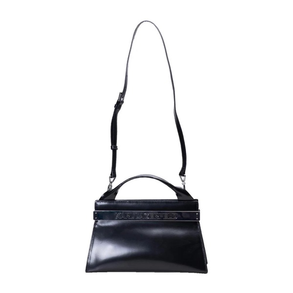 Black Retro Top Handle Bag