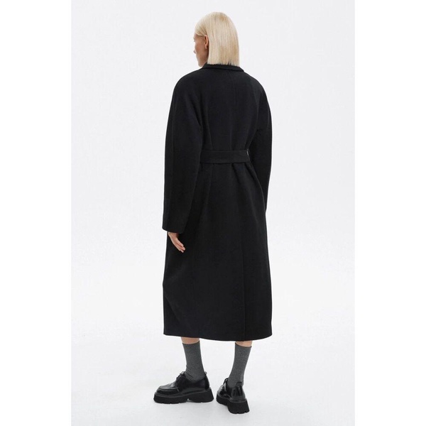 Belted Coat with Wide Lapels